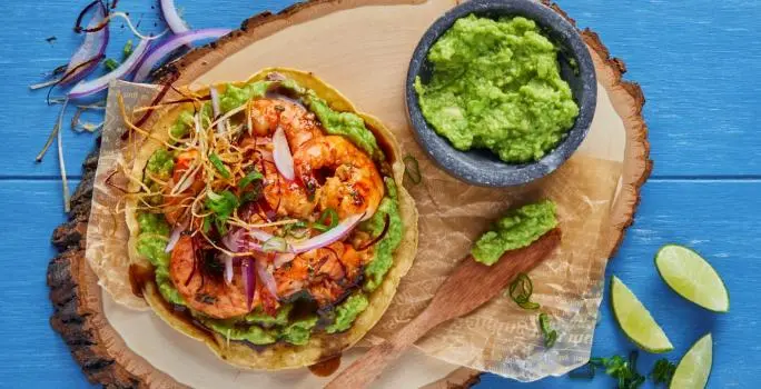Tostadas de Camarón